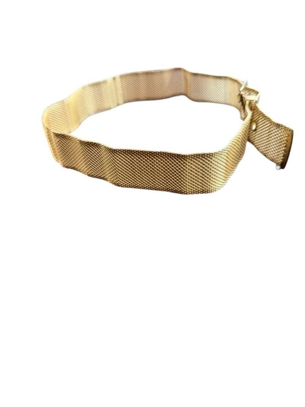 1970s Disco Glam Gold-Tone Mesh Belt‎
